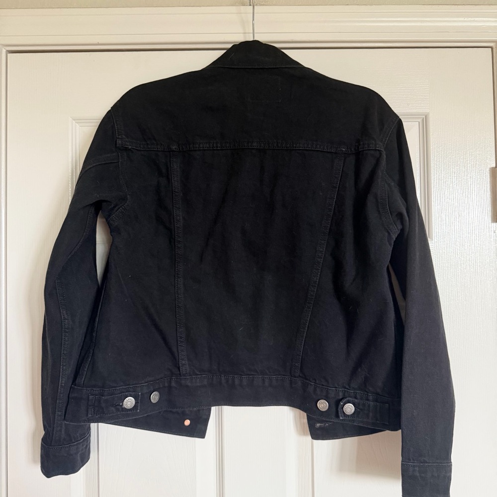 Old Navy Black Denim Jacket - Picture 5 of 5